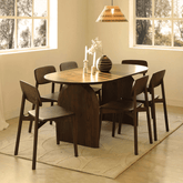Emiko Dining Table with 6 Chairs